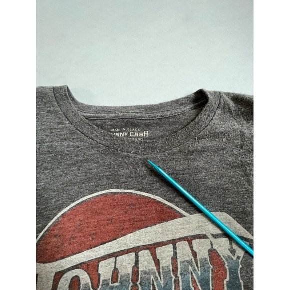 Johnny Cash Ring Of‎ Fire Gray Shirt t-shirt  XXL Man in black by lucky brand - Picture 5 of 6